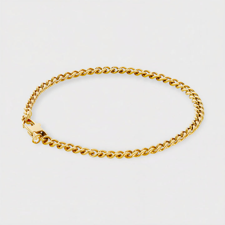 CUBAN BRACELET (GOLD) 4MM — main product image