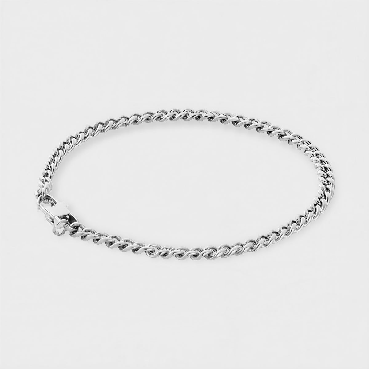 Cuban Bracelet (Silver) 4Mm