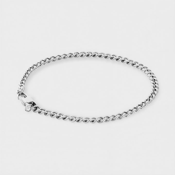 Cuban Bracelet (Silver) 4Mm