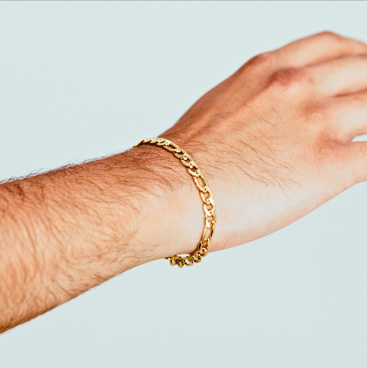 FIGARO BRACELET (GOLD) 5MM — model view 4