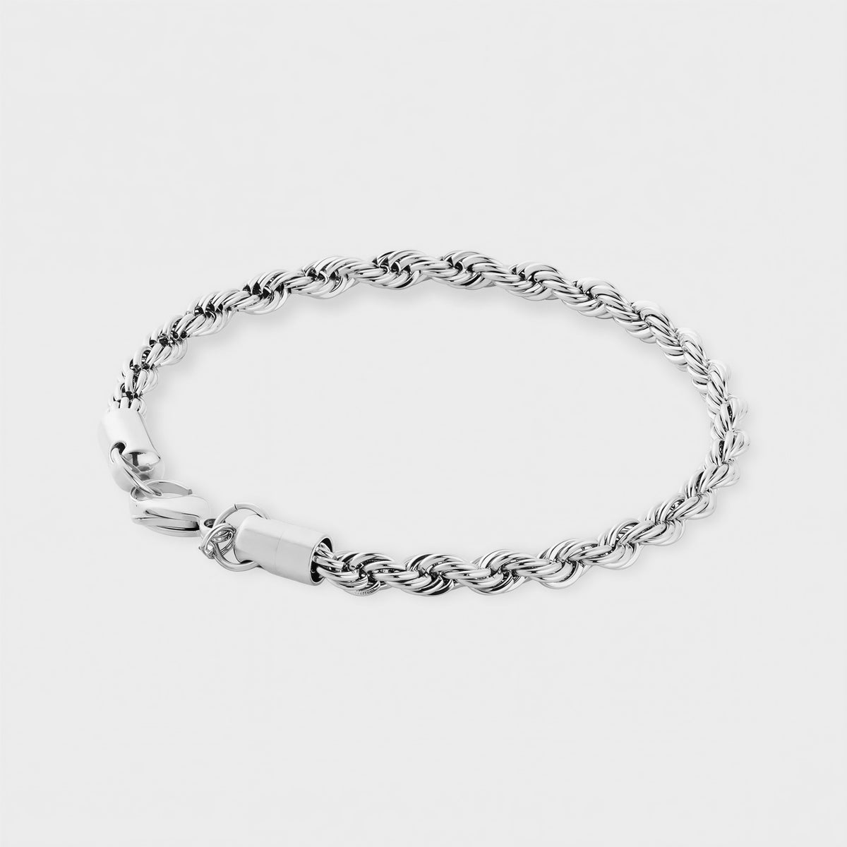 Rope Bracelet (Silver) 5Mm
