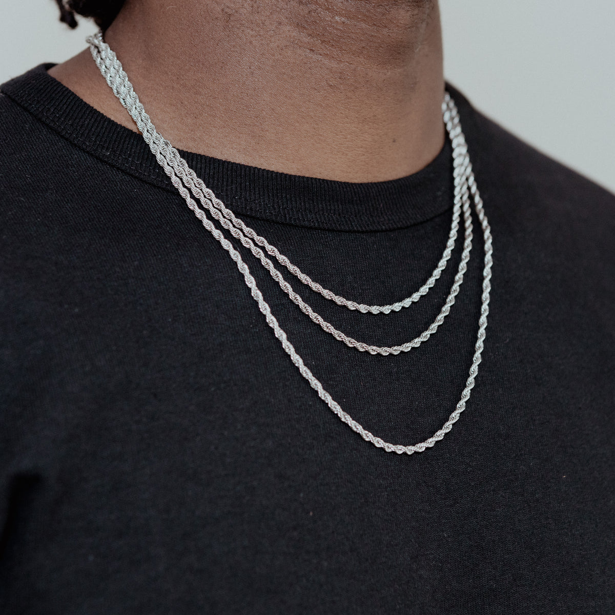 ROPE (SILVER) 3MM — model view 4