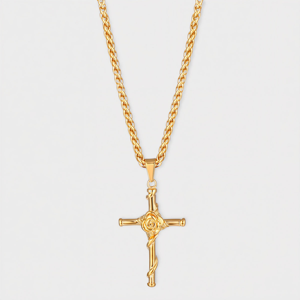 ROSE CROSS (GOLD)