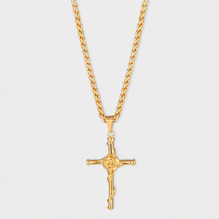 ROSE CROSS (GOLD)
