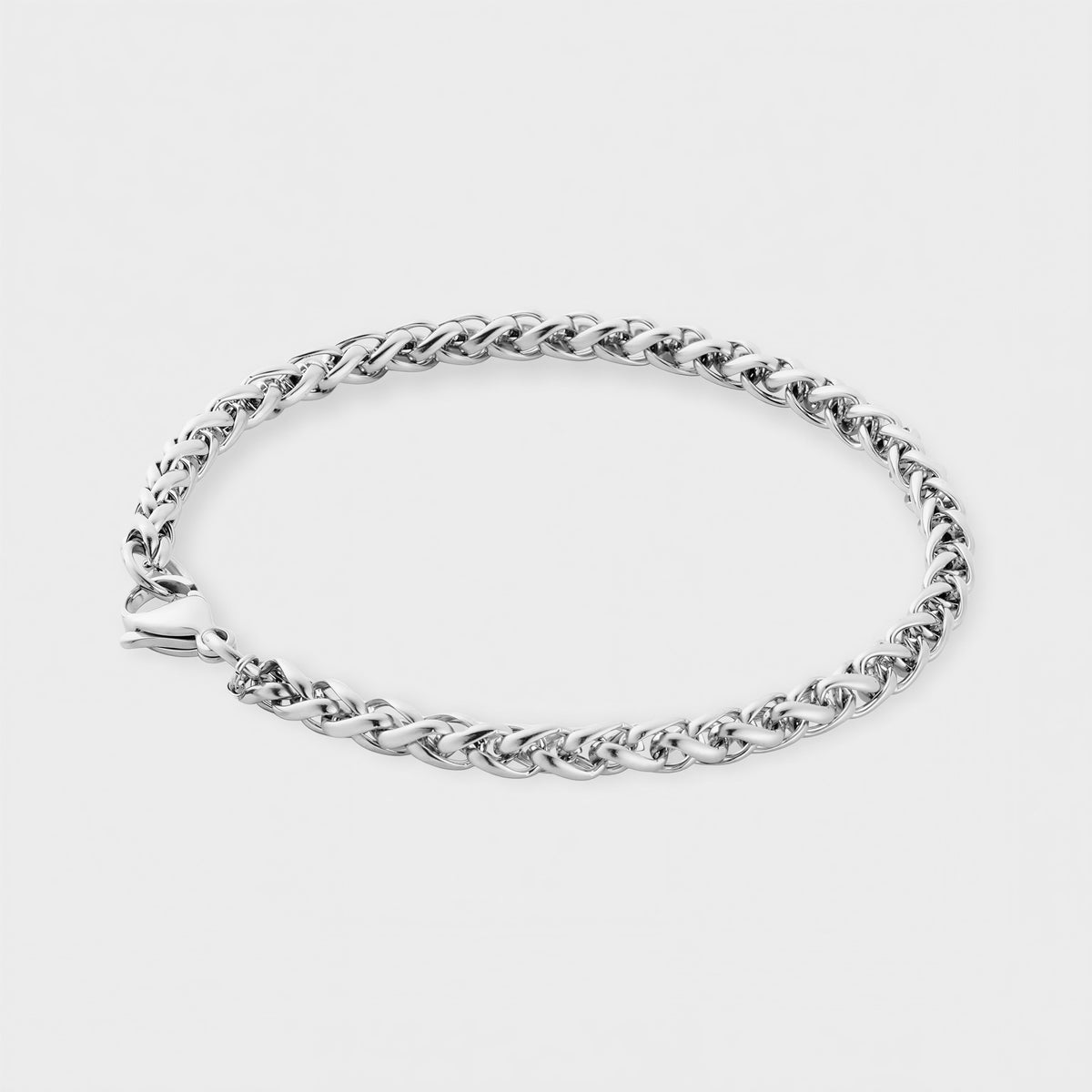 Wheat Bracelet (Silver) 5Mm